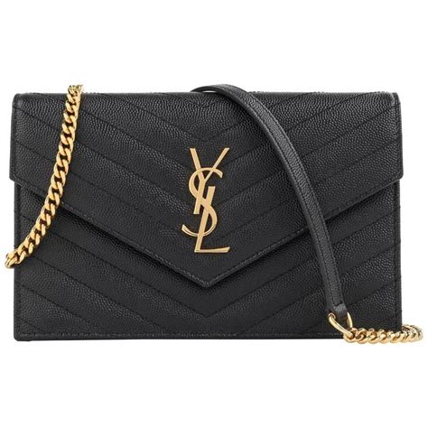 small quilted ysl envelope wallet|ysl monogram wallet.